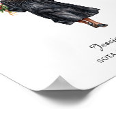 Poster Congratulations African American Female Graduate (Coin)