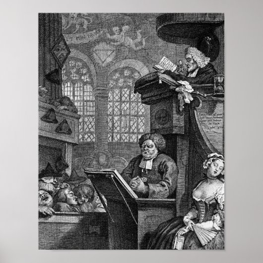 Poster Congrégation du sommeil, 1736 (Devant)