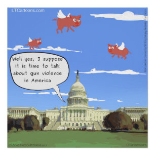 Poster Congrès & Violence Armée Discours Quand les Cochon