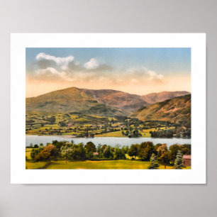 Poster Coniston, Lake District Angleterre