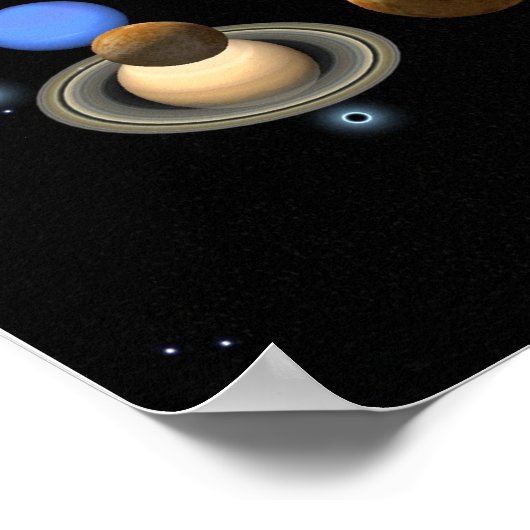 Poster Conjonction de planètes (Coin)