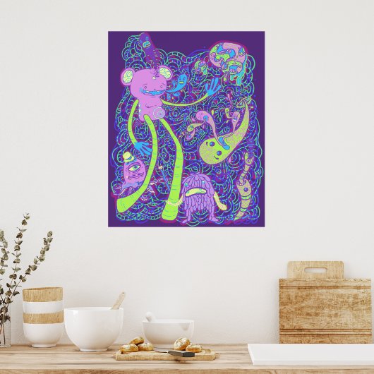 Poster Conjurer les créatures (Cuisine)