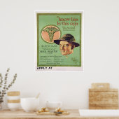 Poster Connais-le par ce signe (Cuisine)