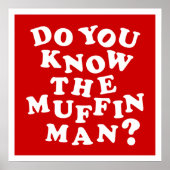 Poster Connais-tu le Muffin Man ? (Devant)