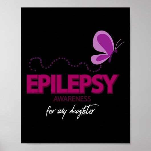 Poster Connaissance De L'Épilepsie Pour Ma Fille (Devant)