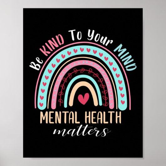 Poster Connaissance Des Problèmes De Santé Mentale (Devant)