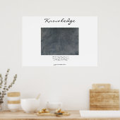 Poster Connaissances - Feng Shui - Gris (Cuisine)