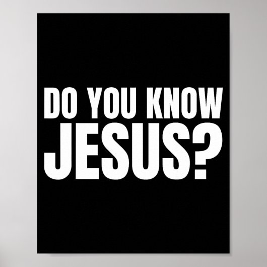 Poster Connaissez Jésus Parlons-en (Devant)