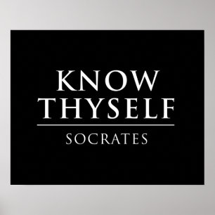 Poster Connaissez Thyself - Socrates