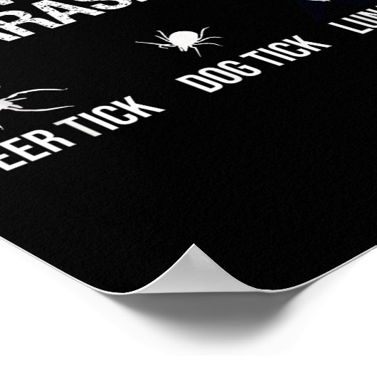 Poster Connaissez Vos Parasites - Tic De Cerf, Tic De Chi (Coin)