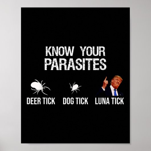 Poster Connaissez Vos Parasites - Tic De Cerf, Tic De Chi (Devant)