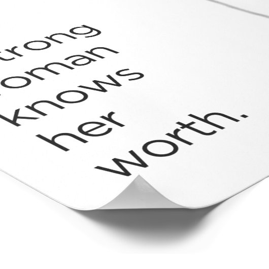 Poster Connaissez votre valeur (Coin)