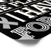 Poster Connaître Les Plans Pour Vous Sensibilisation Au D (Coin)