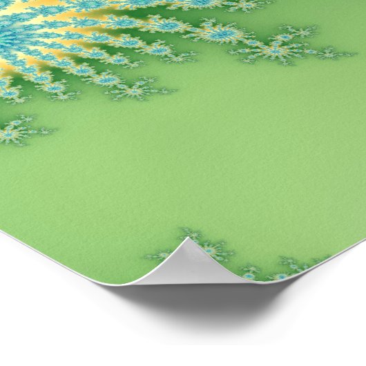 Poster Connecté - Fractal (Coin)