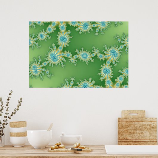 Poster Connecté - Fractal (Cuisine)