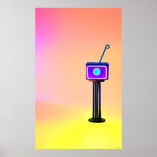 Poster Connecté pour regarder que vous me regardez (Devant)