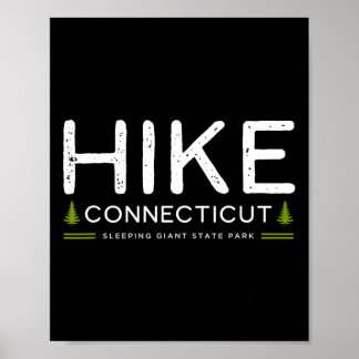 Poster Connecticut Ct Parc Sleeping Giant Randonnée Arbre