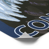 Poster ConnecticutEagle vers le haut (Coin)