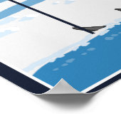 Poster ConnecticutSkier Vue d'admission (Coin)