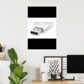 Poster Connectons USB (Bureau à domicile)