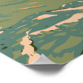 Poster Connemara National Park Irlande Douze Bens Travel (Coin)