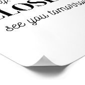 Poster Connexion Boutique, Désolé Nous Sommes Fermés Vous (Coin)