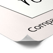 Poster Connexion de la fenêtre d'embauche (Coin)