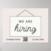 Poster Connexion de la fenêtre d'embauche (Devant)