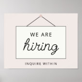 Poster Connexion de la fenêtre d'embauche (Devant)