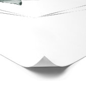 Poster Connexion de votre siège 2 Dusty Blue Rose (Coin)