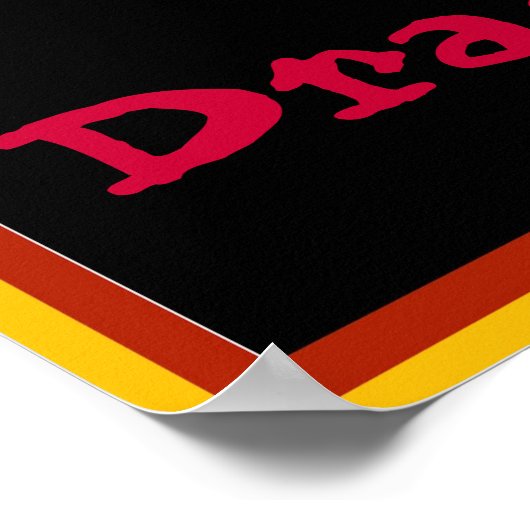 Poster Connexion Dragon, modifier le texte (Coin)