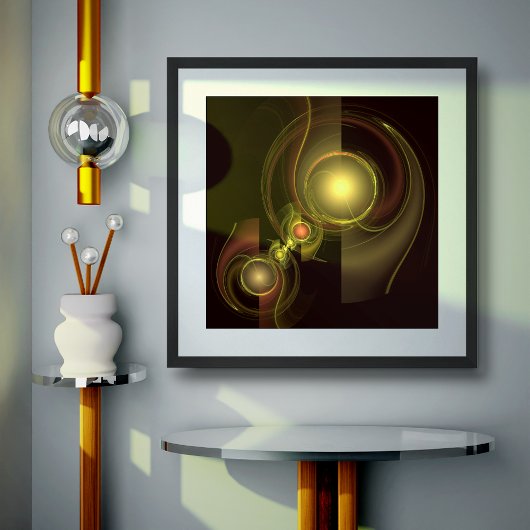 Poster Connexion intime Art Abstrait