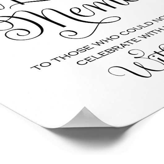 Poster Connexion mariage - En mémoire aimante (Coin)