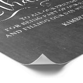 Poster Connexion Merci aux amis et Mariage de famille (Coin)