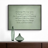 Poster Connexion personnalisée Téléchargez vos propres mo