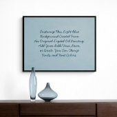 Poster Connexion personnalisée Téléchargez vos propres mo