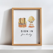 Poster Connexion pour construction en service Anniversair