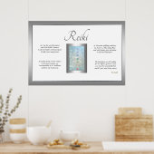 Poster Connexion Reiki (Cuisine)