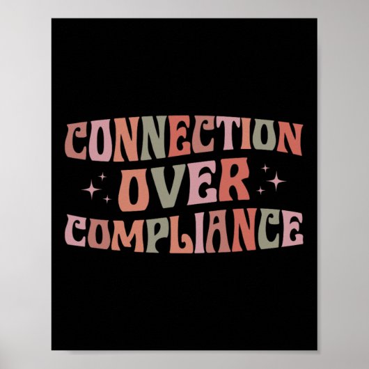 Poster Connexion sur Sensibilisation sur l'autisme de con (Devant)