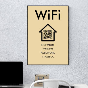Poster Connexion Wifi Analyser Pour Connecter La Salle