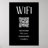 Poster Connexion Wifi | Analyser Pour Connecter Le Mot De (Devant)