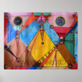 Poster Connexions, "CONNEXIONS COSMIQUES" (Devant)