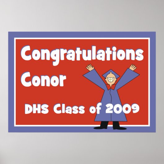 Poster conor grad yard. (Devant)