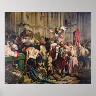Poster Conquérants de Bastille devant l'Hôtel de Ville