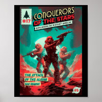 Conquérants Des Étoiles - Retro Couverture De Livr