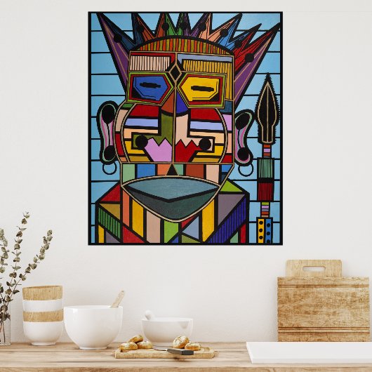 Poster "Conquérir et conquérir" par Ruchell Alexander (Cuisine)