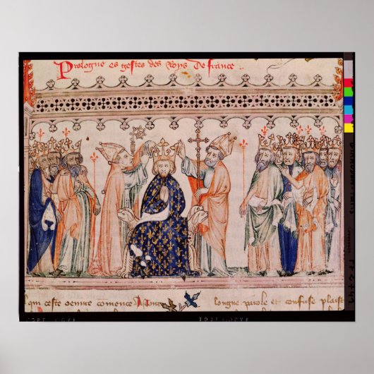 Poster Consacré Philippe III le Hardi Roi de (Devant)