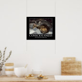 Poster Conscience...Ce temps agaçant artisanat (Cuisine)