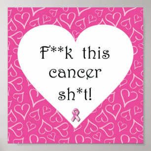 Poster Conscience de cancer du sein - le Cancer est