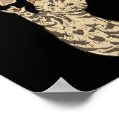 Poster Conscience de chat ASL geste de la main de perte a (Coin)